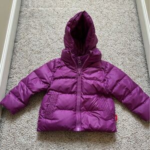 Onekid Purple Puffer Jacket - car seat safe